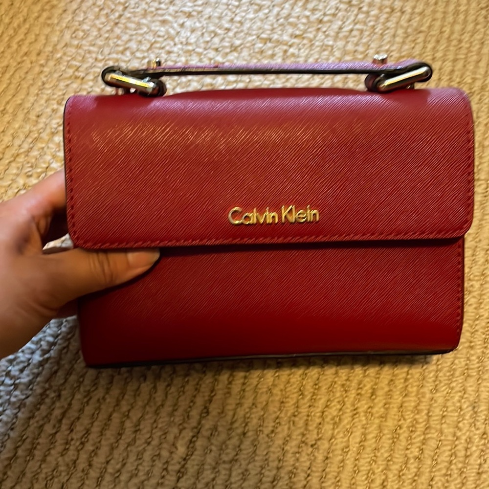 Calvin Klein mini purse, no signs of use, sturdy